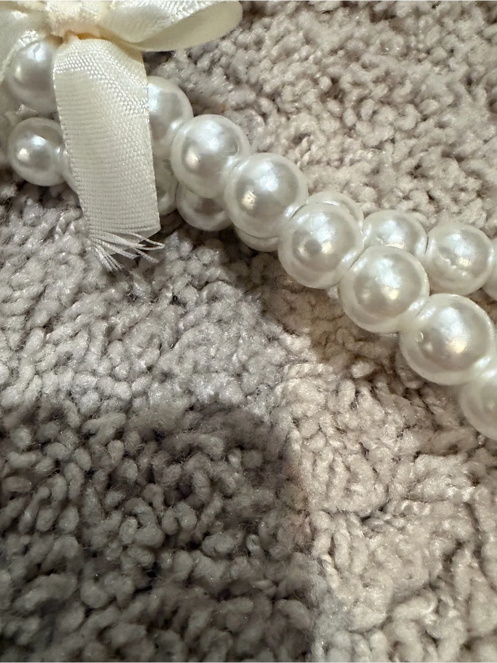 Vintage Pearl Beaded & Ivory Satin Padded Hangers Bridal Closet Set
